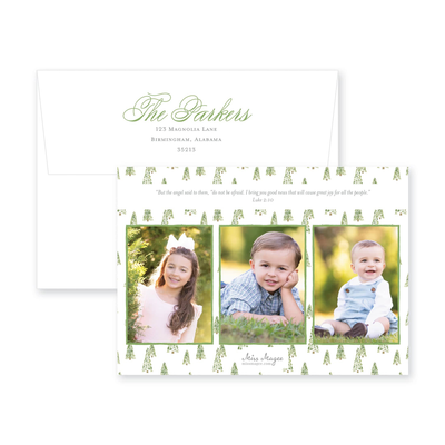 Christmas Tree Farm Horizontal II Christmas Card