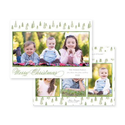 Christmas Tree Farm Horizontal I Christmas Card