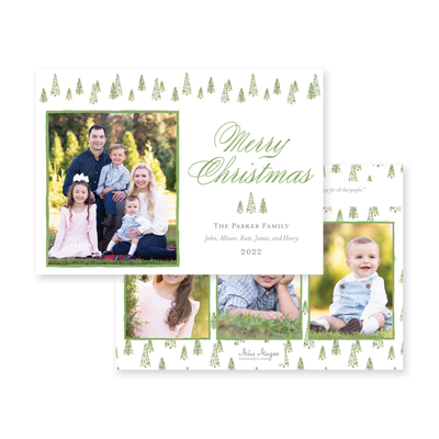 Christmas Tree Farm Horizontal II Christmas Card