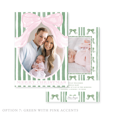Giant Bow Christmas Card