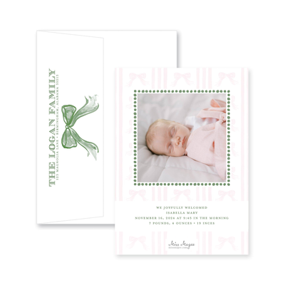 Giant Bow Christmas Card
