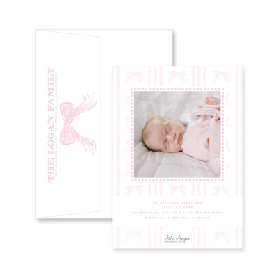 Giant Bow Christmas Card