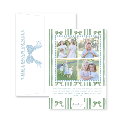 Giant Bow Christmas Card