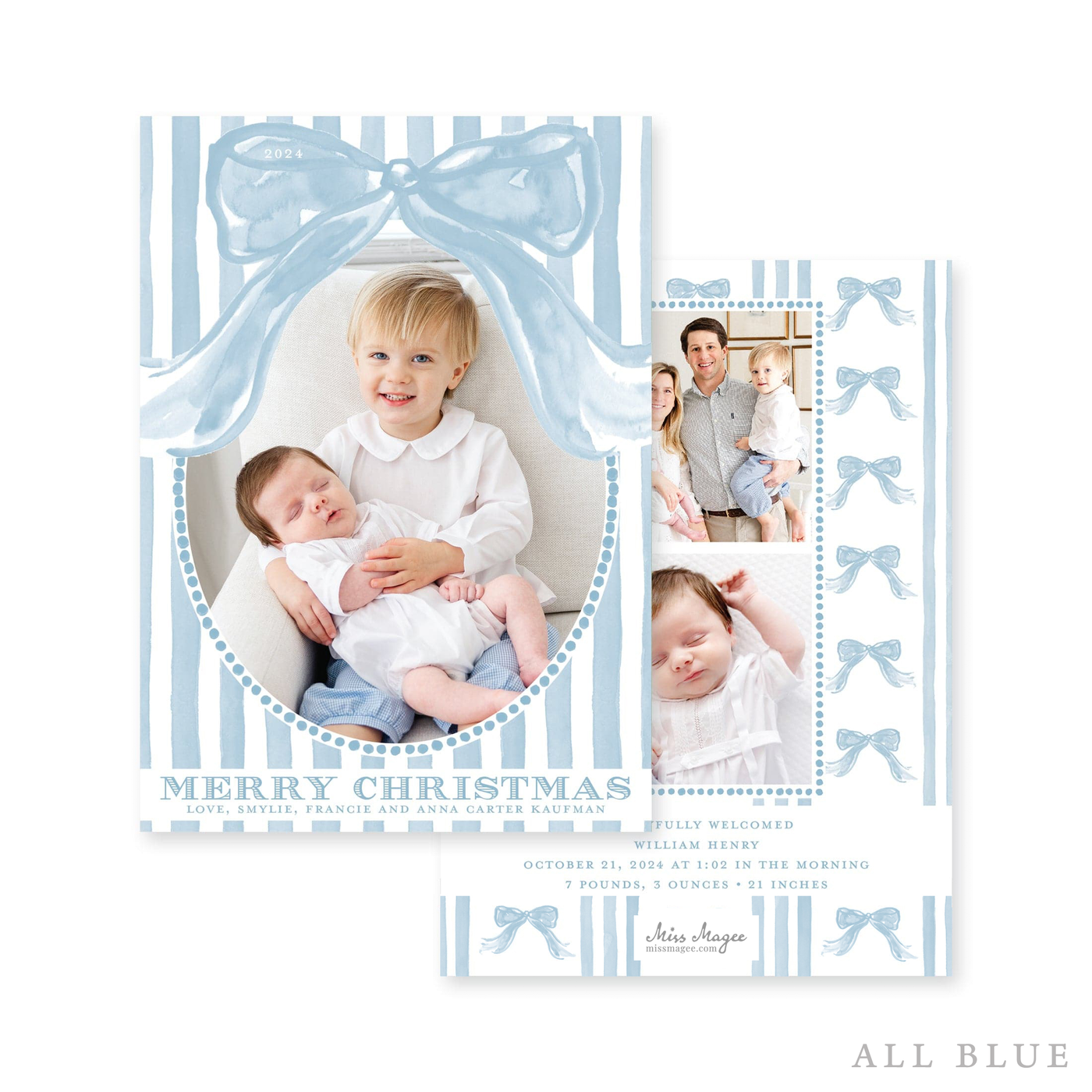 Giant Bow Christmas Card