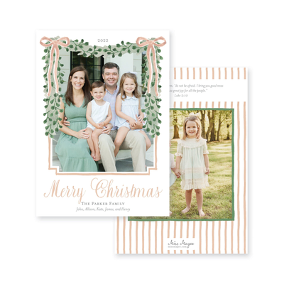 Eucalyptus Garland Christmas Card