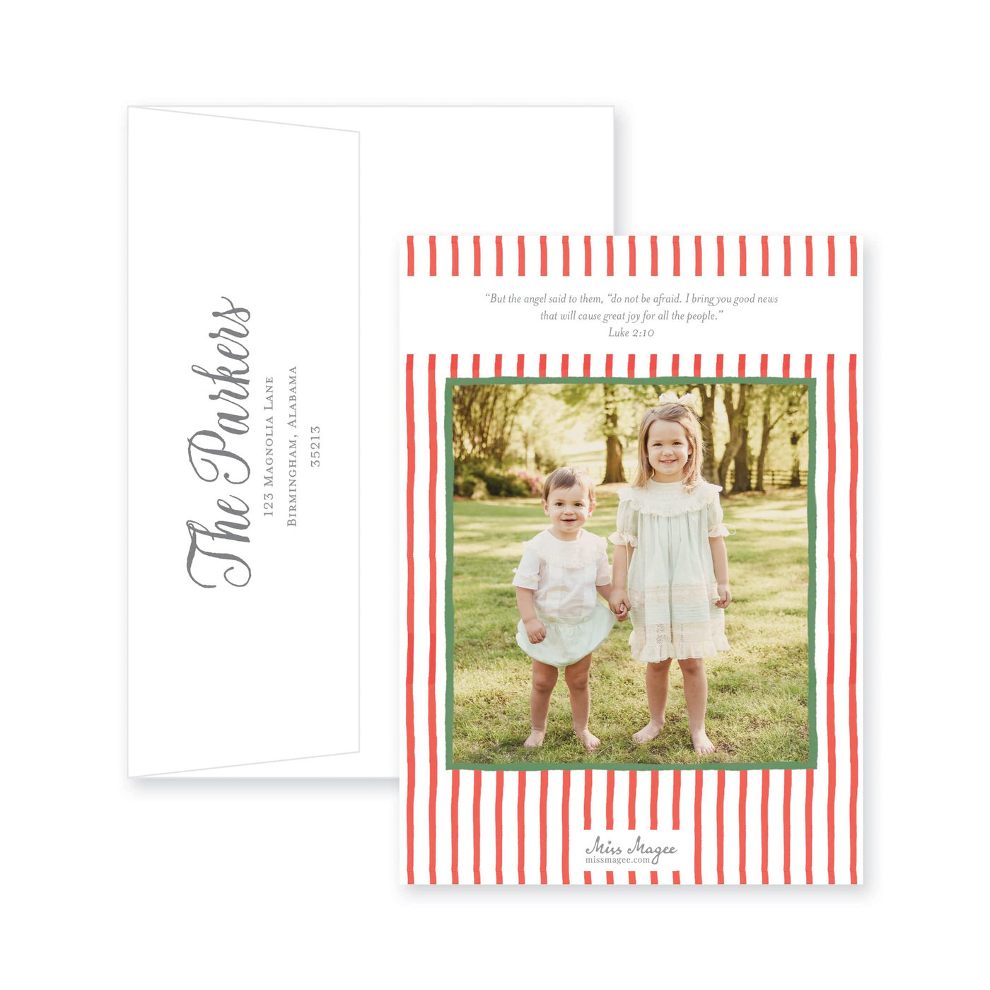 Eucalyptus Garland Christmas Card
