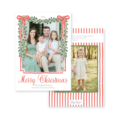 Eucalyptus Garland Christmas Card