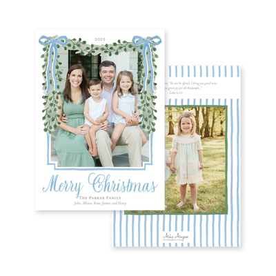 Eucalyptus Garland Christmas Card