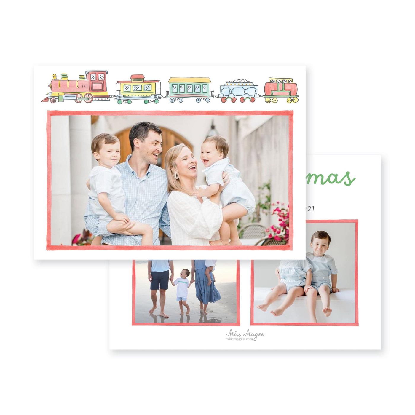 Holiday Express Horizontal Christmas Card