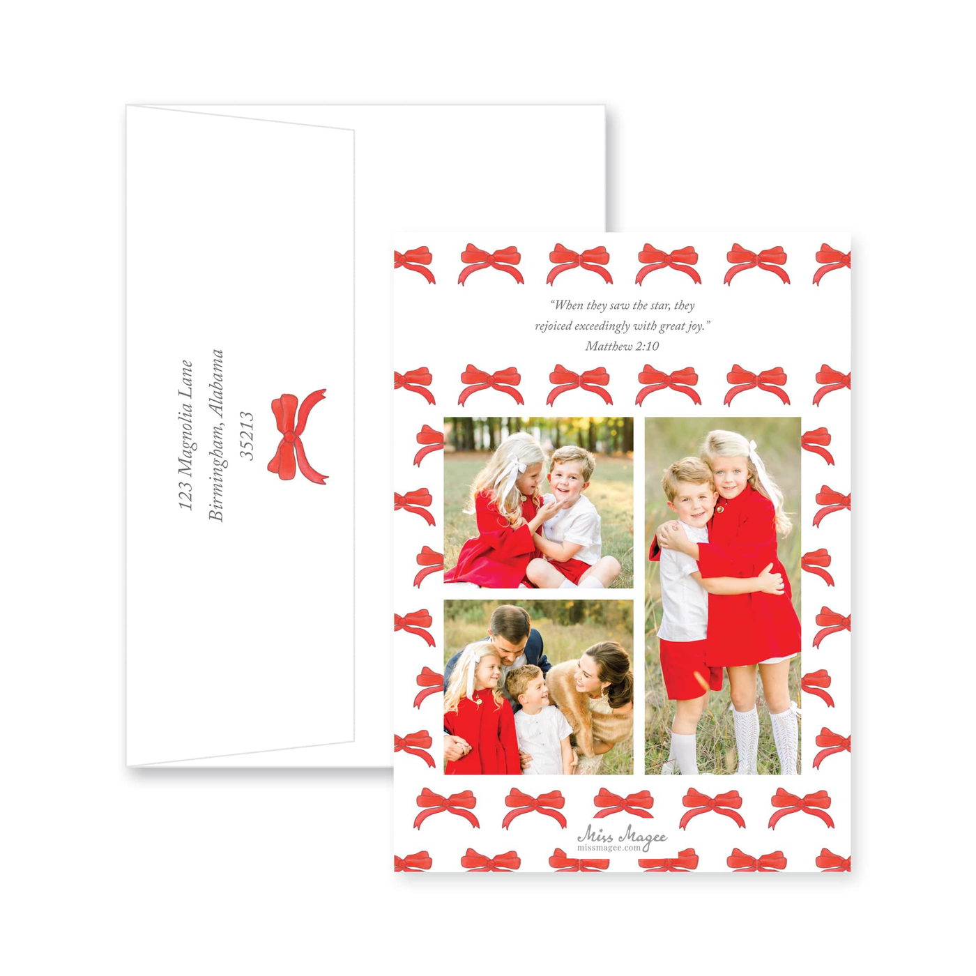 Lush Garland Christmas Card