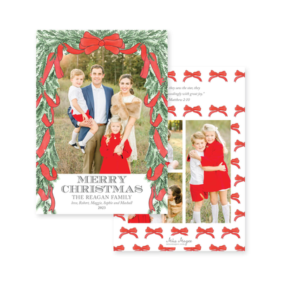 Lush Garland Christmas Card