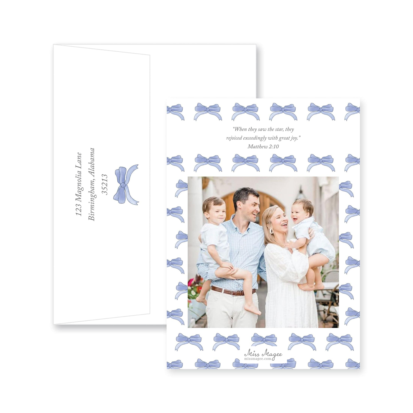 Lush Garland Christmas Card