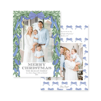 Lush Garland Christmas Card