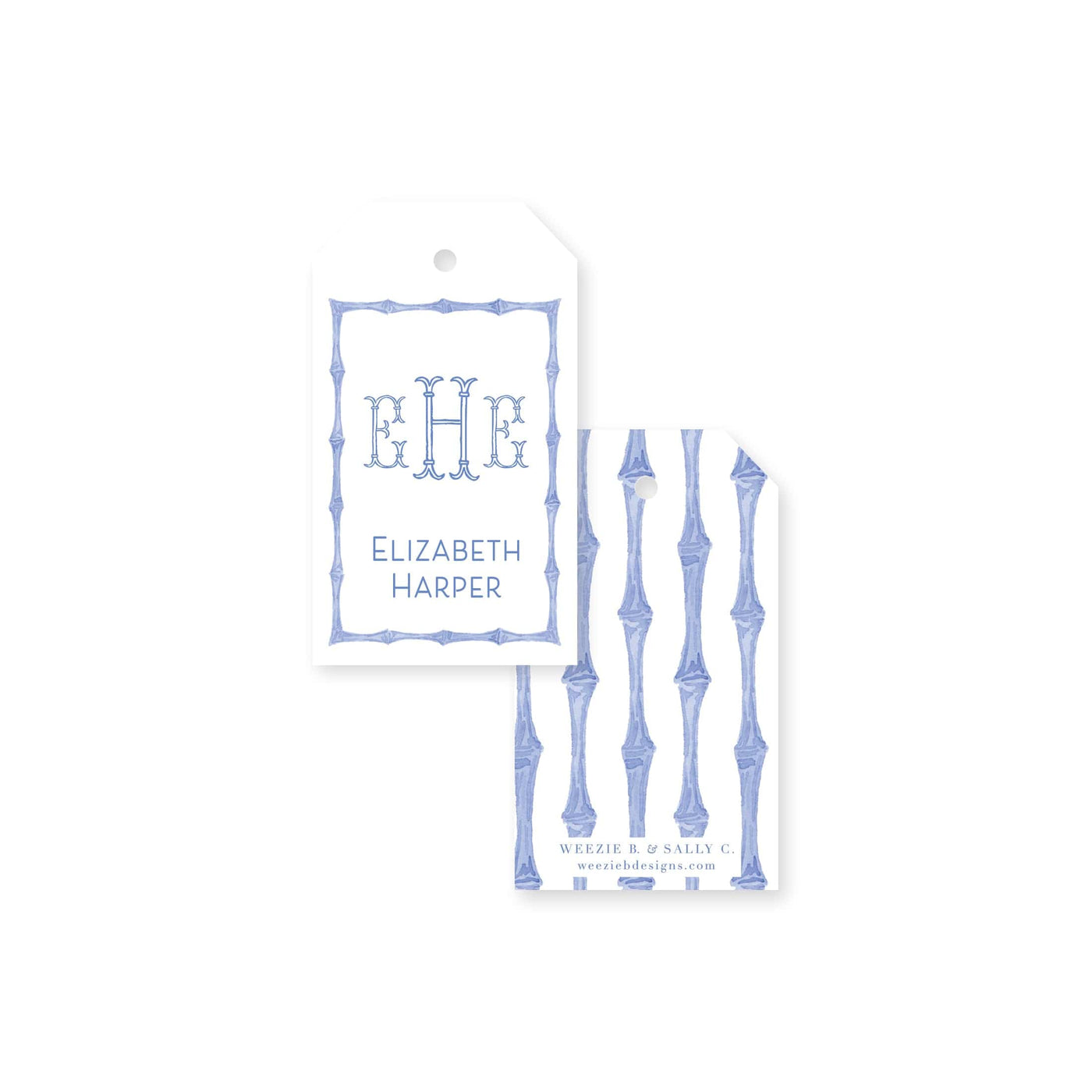 Chinoiserie Bamboo Gift Tag