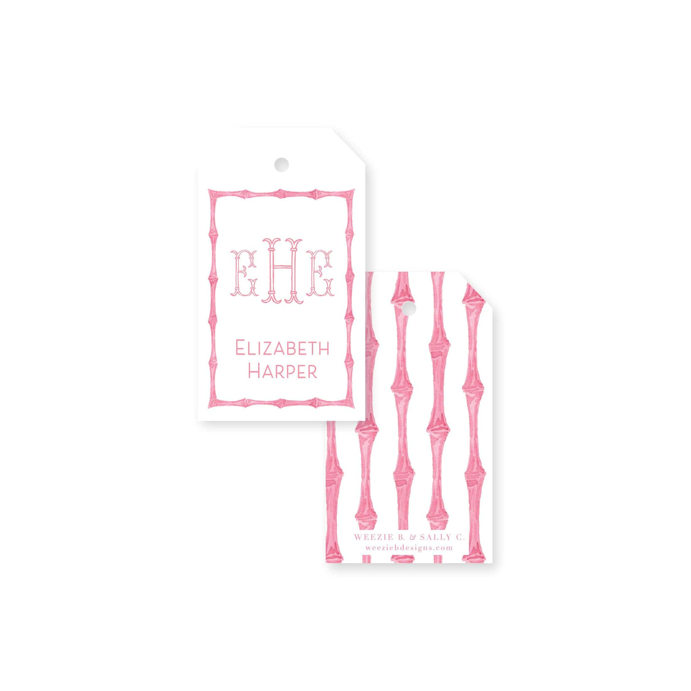 Chinoiserie Bamboo Gift Tag