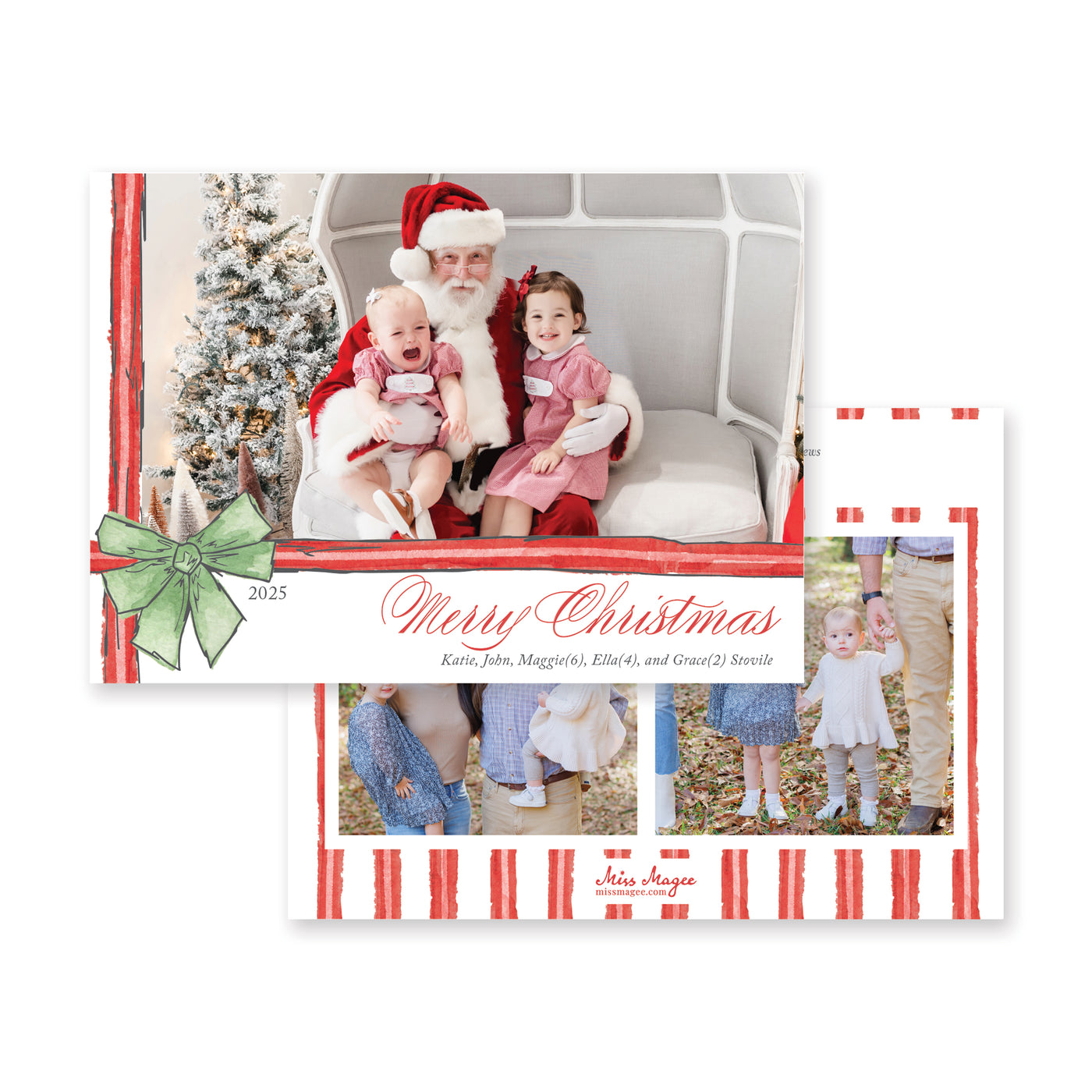 All Wrapped Up Horizontal Christmas Card
