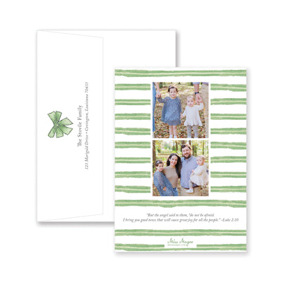 All Wrapped Up Vertical Christmas Card