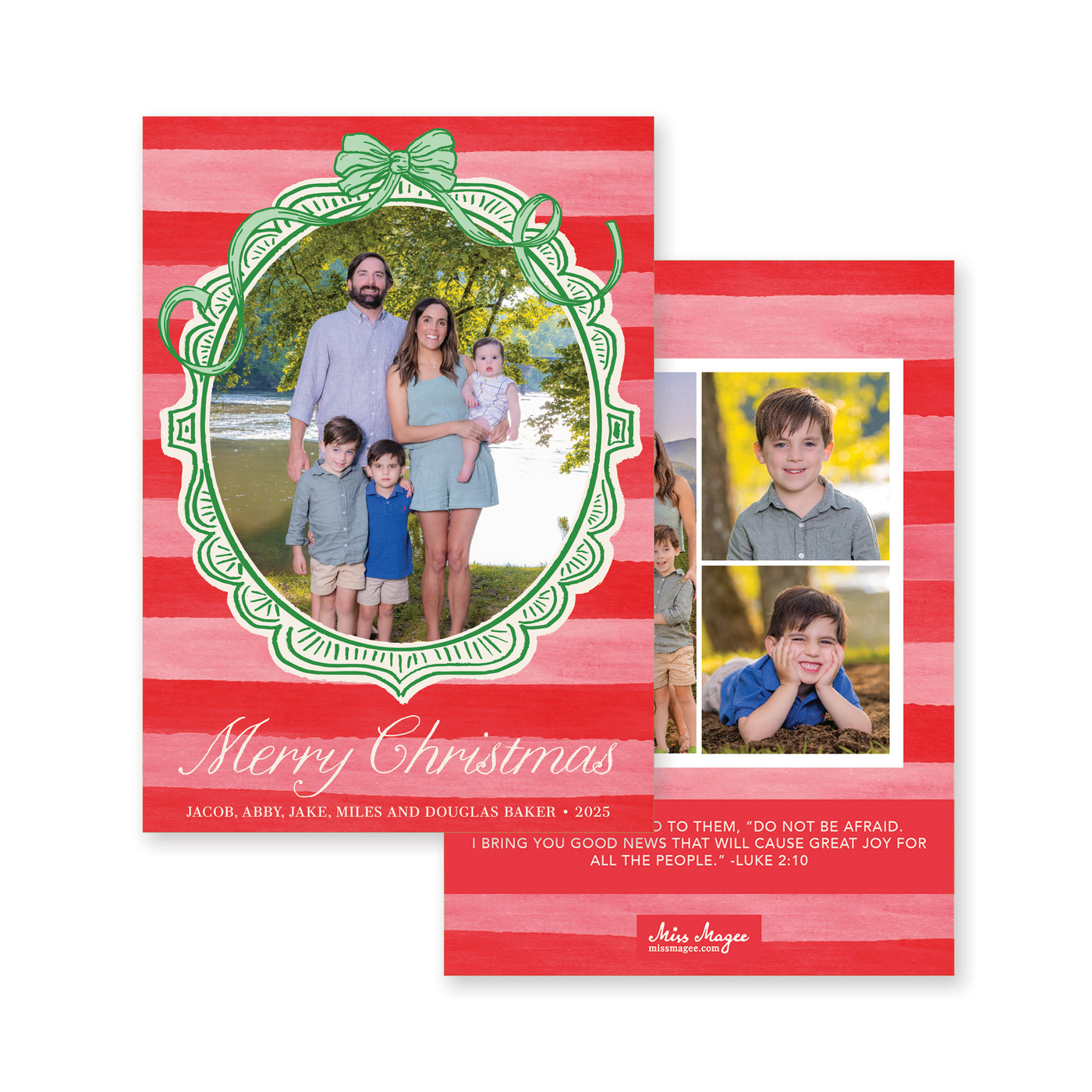 Antique Frame Christmas Card