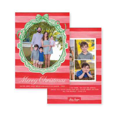 Antique Frame Christmas Card