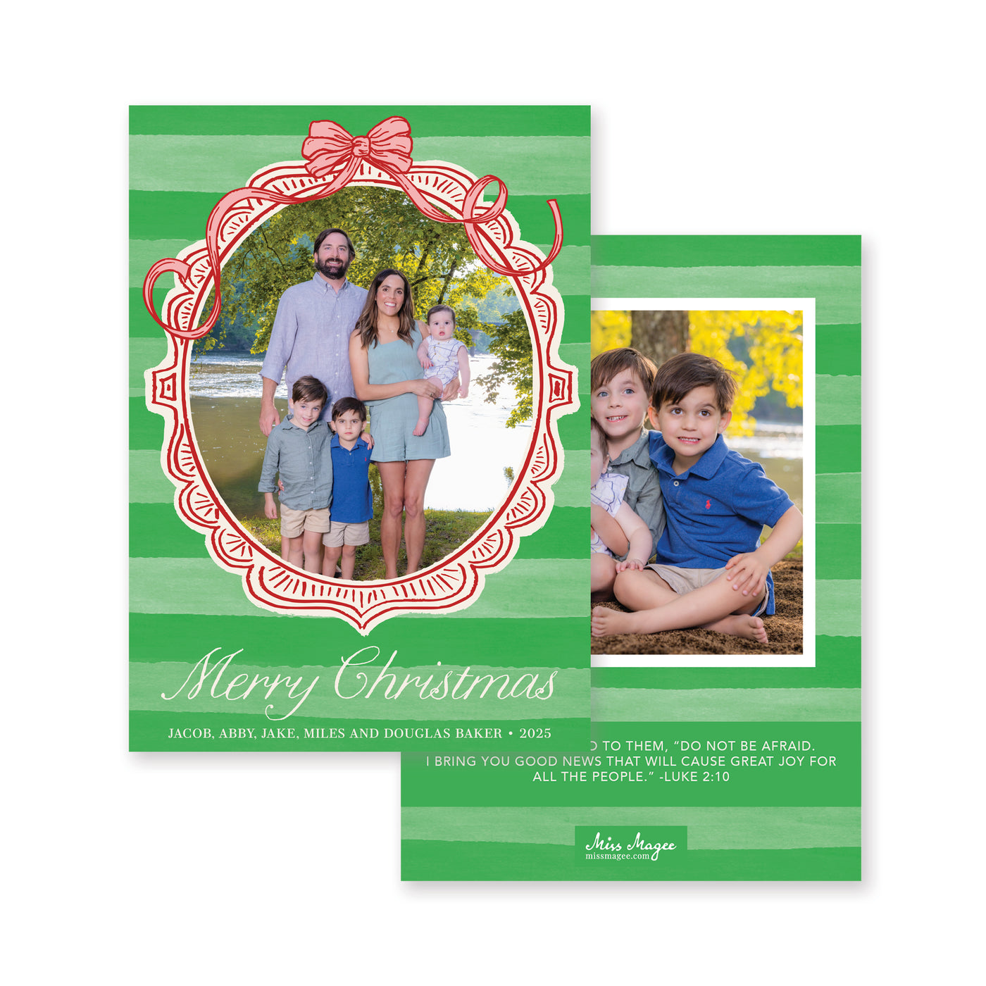 Antique Frame Christmas Card