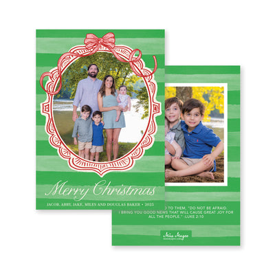 Antique Frame Christmas Card