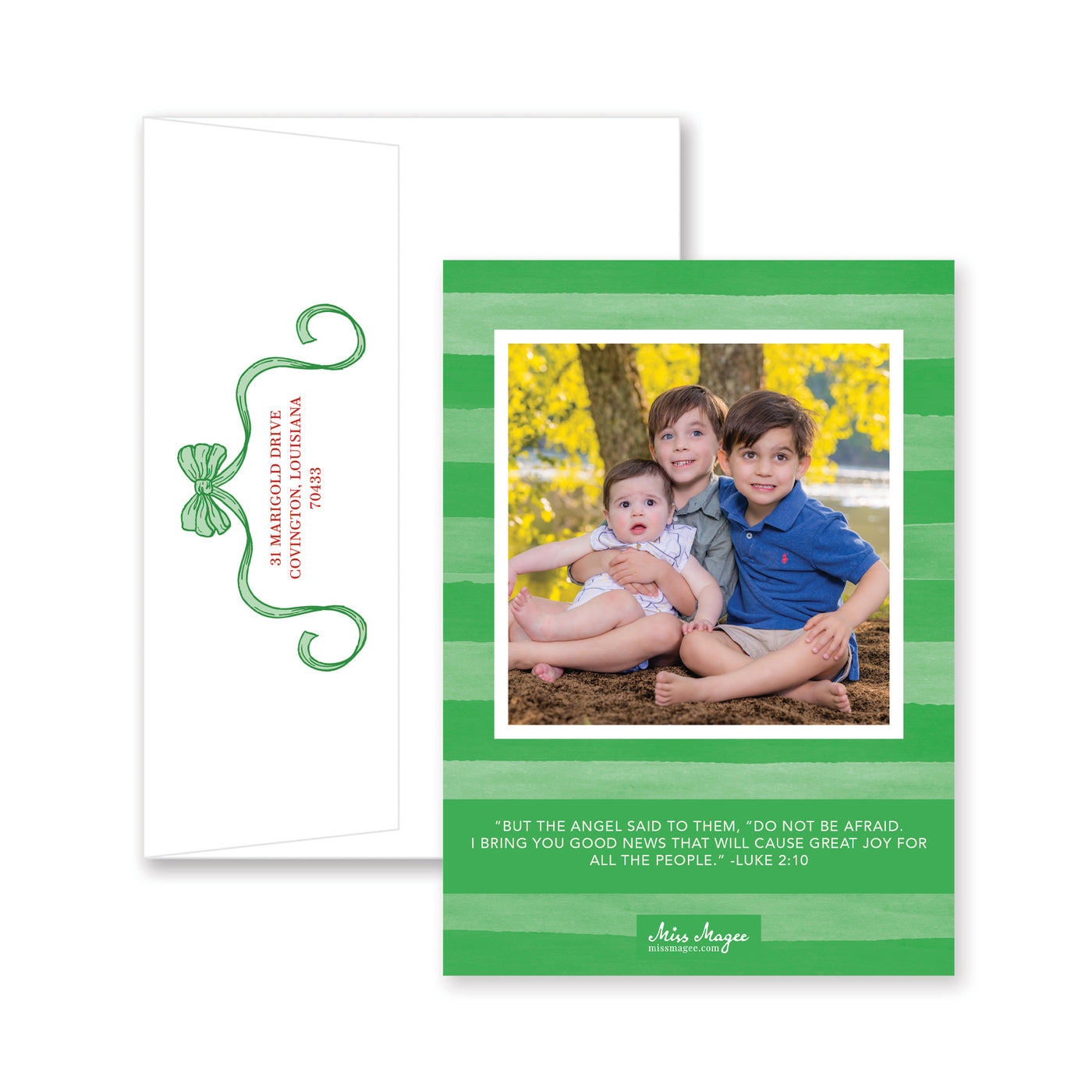Antique Frame Christmas Card