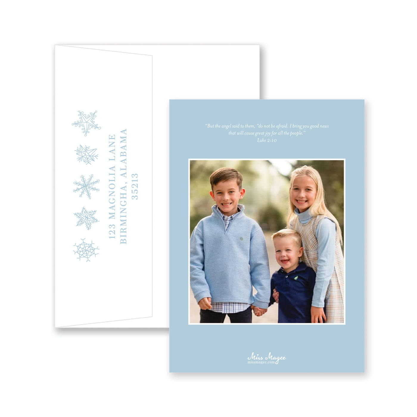 Snowflake Christmas Card