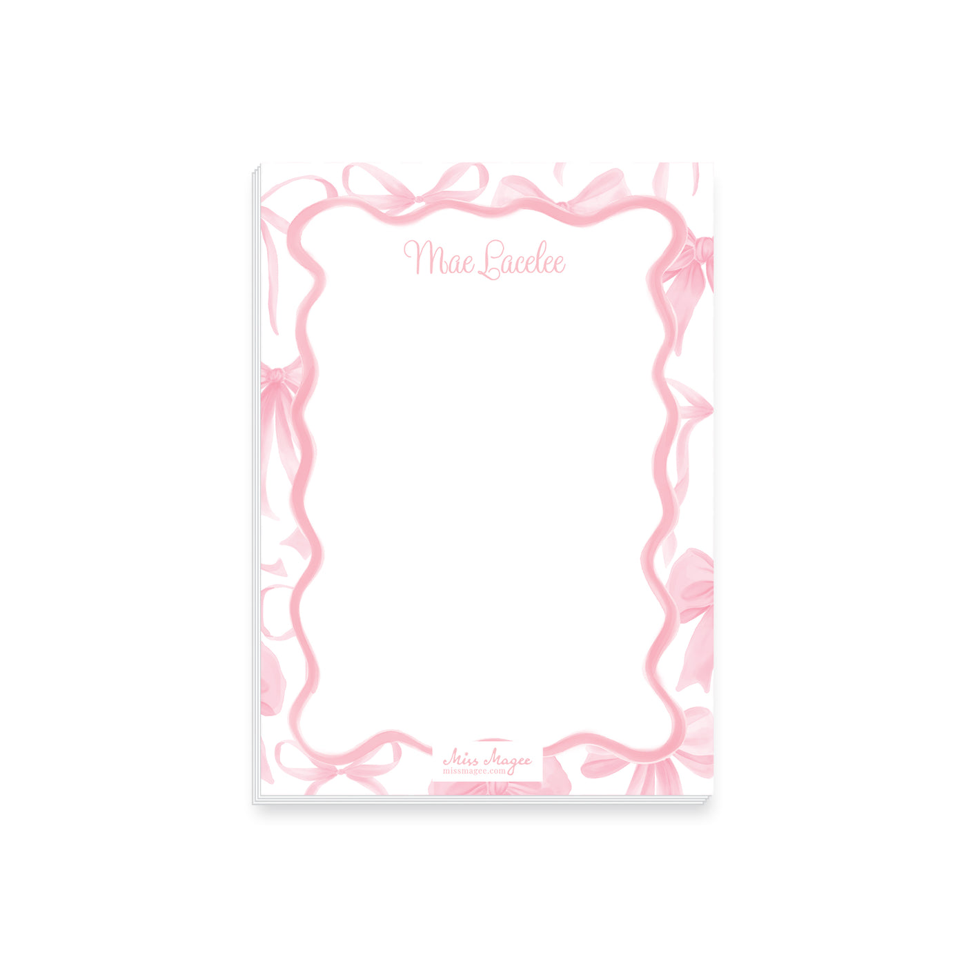 Big Bows Notepad