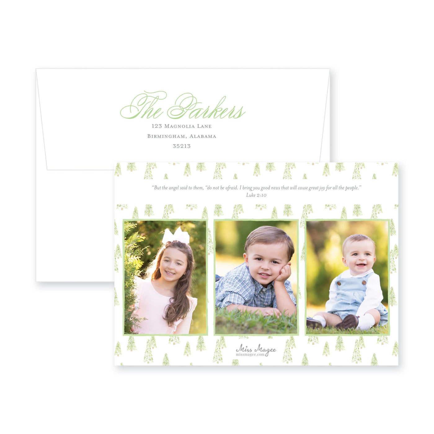 Christmas Tree Farm Horizontal II Christmas Card