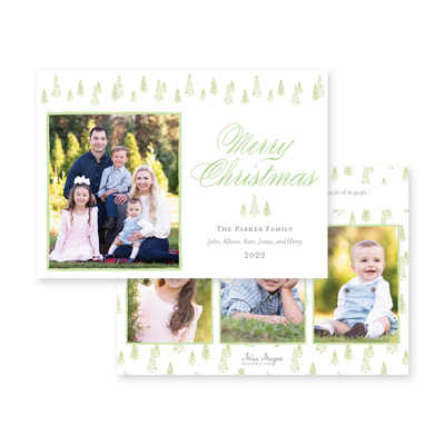 Christmas Tree Farm Horizontal II Christmas Card