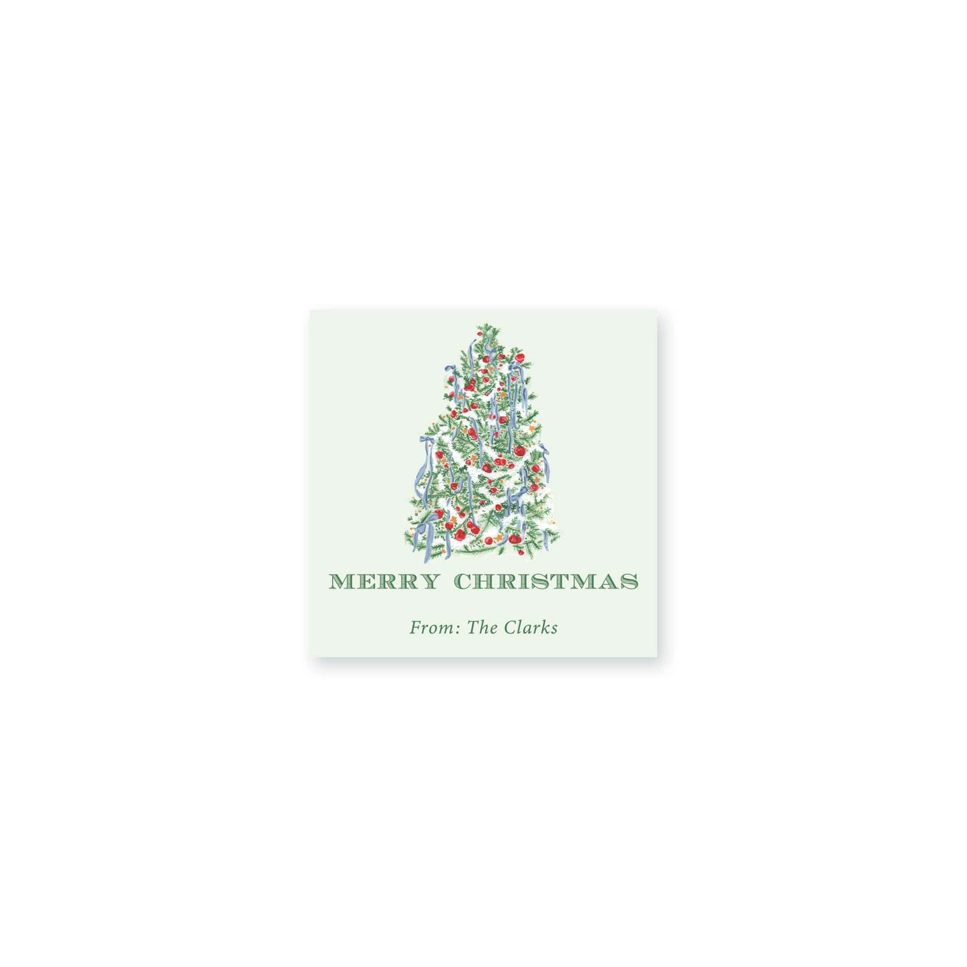 Adorned Tree Christmas Stickers