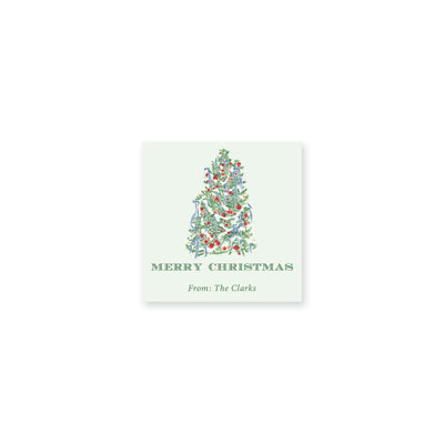 Adorned Tree Christmas Stickers