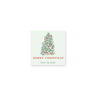 Adorned Tree Christmas Stickers