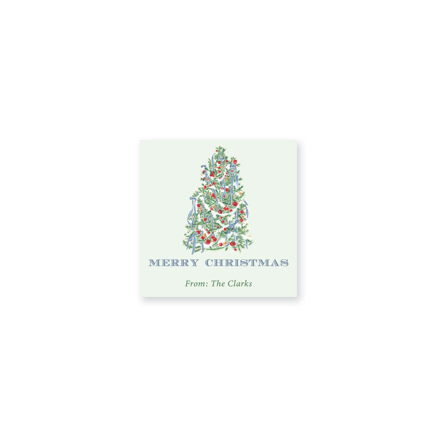 Adorned Tree Christmas Stickers