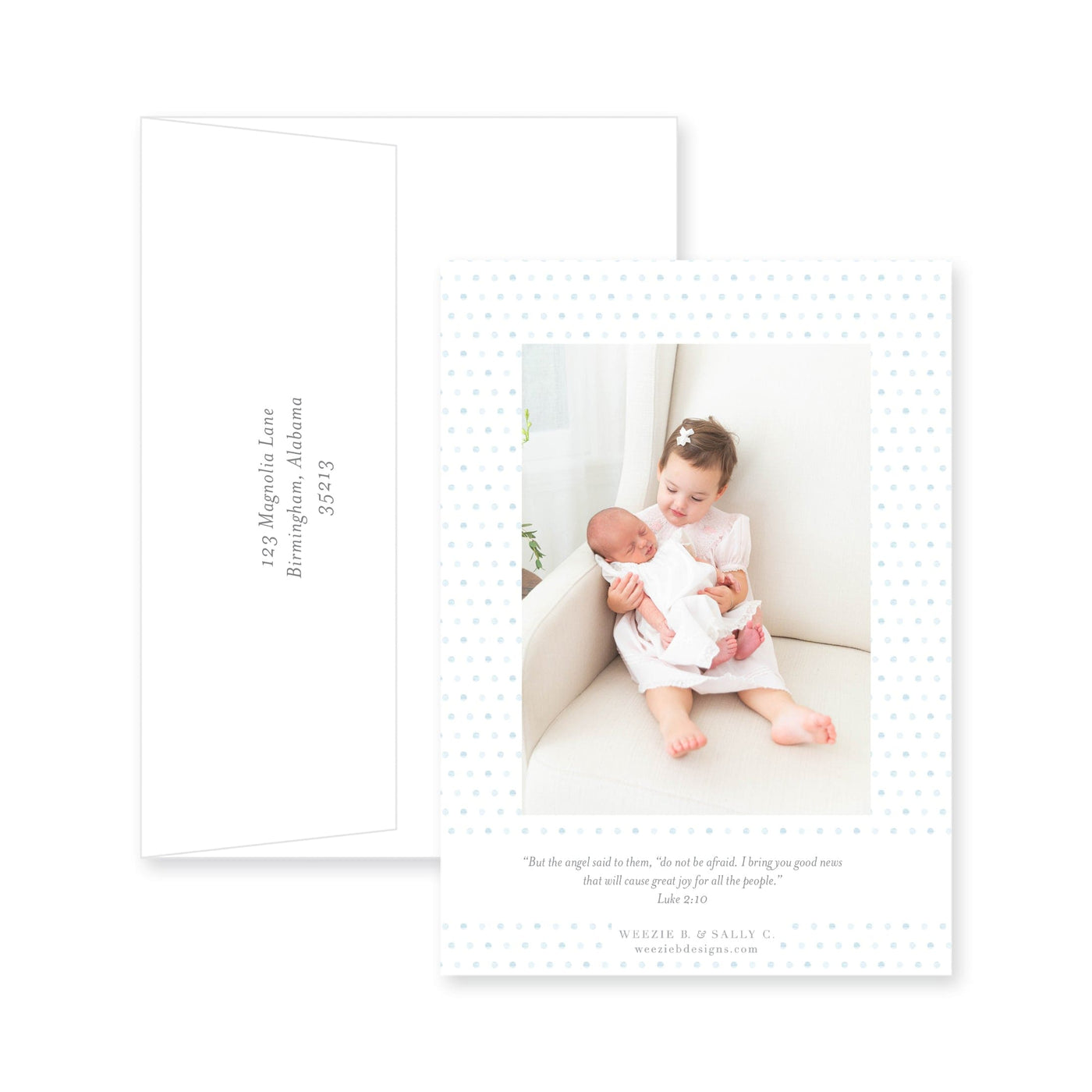 Banner Wreath Birth Announcement