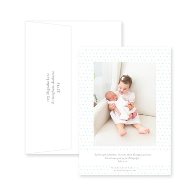 Banner Wreath Birth Announcement