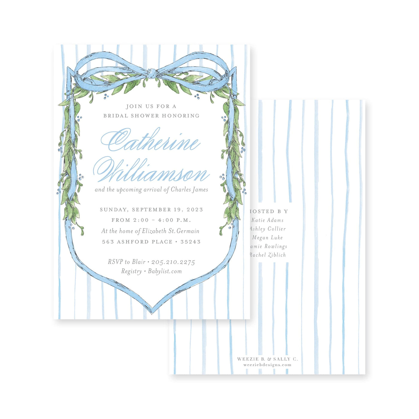 Big Bow Crest Bridal Shower