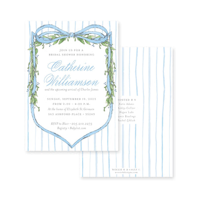 Big Bow Crest Bridal Shower