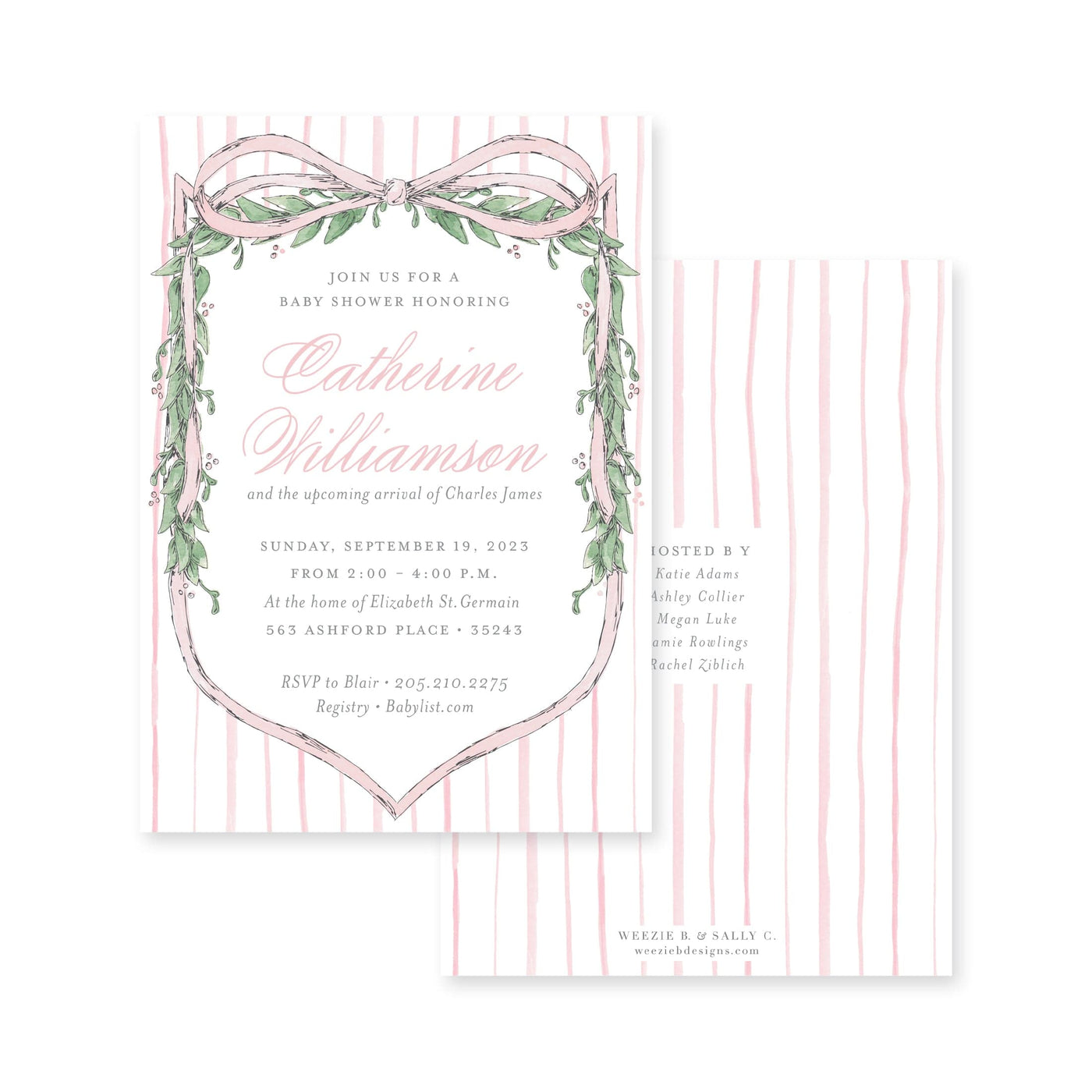 Big Bow Crest Bridal Shower