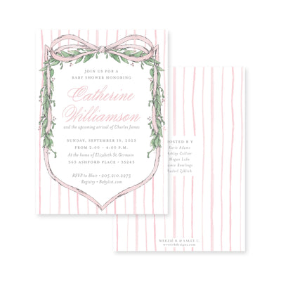 Big Bow Crest Bridal Shower