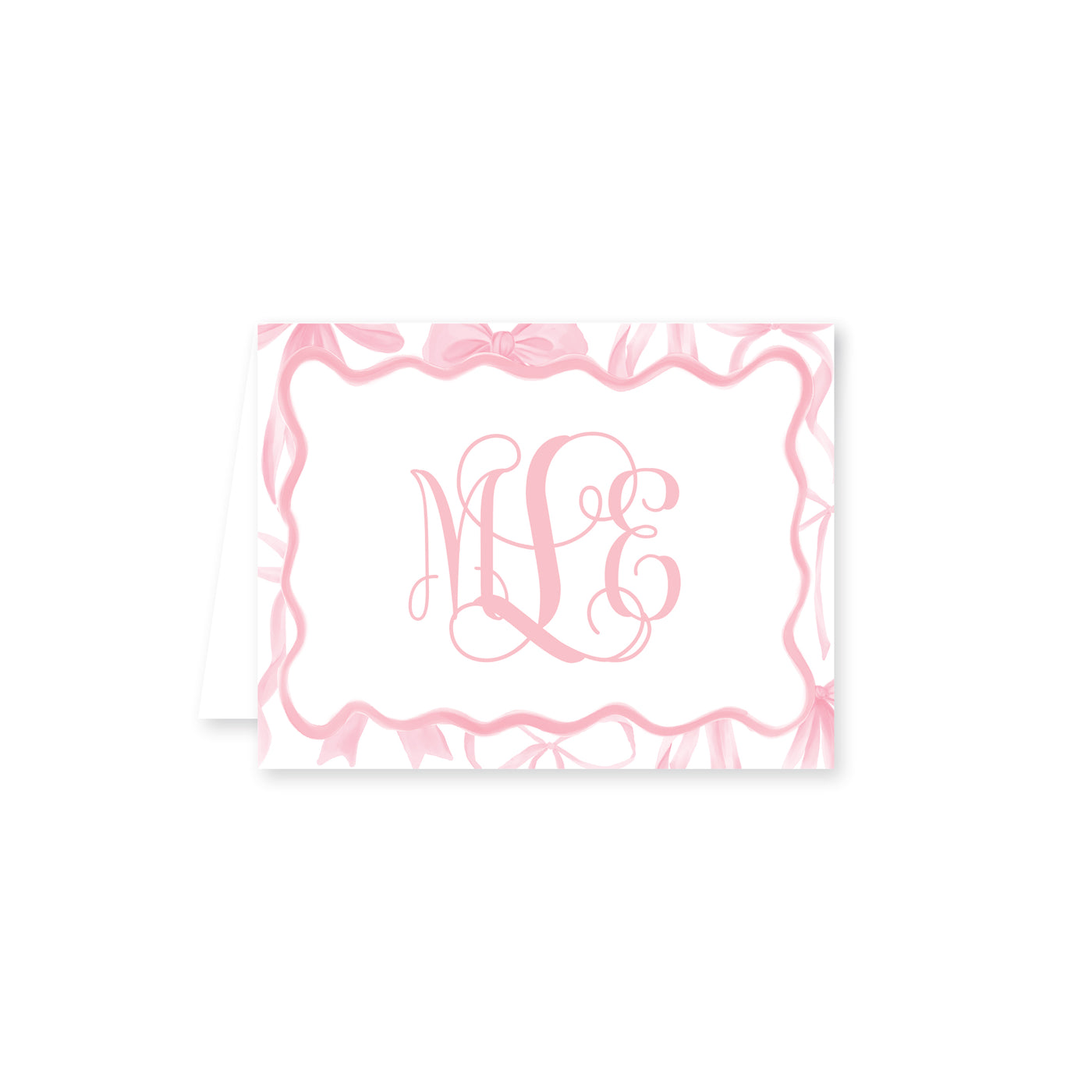 Big Bows Folded Note Card