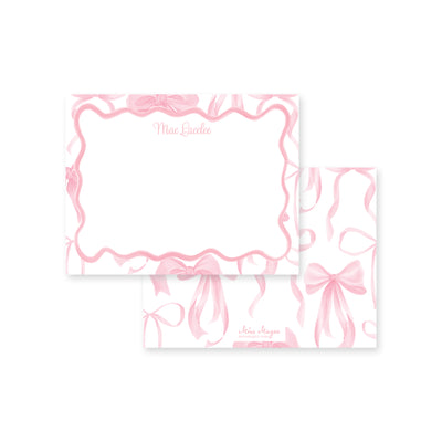 Big Bows Flat Note Card