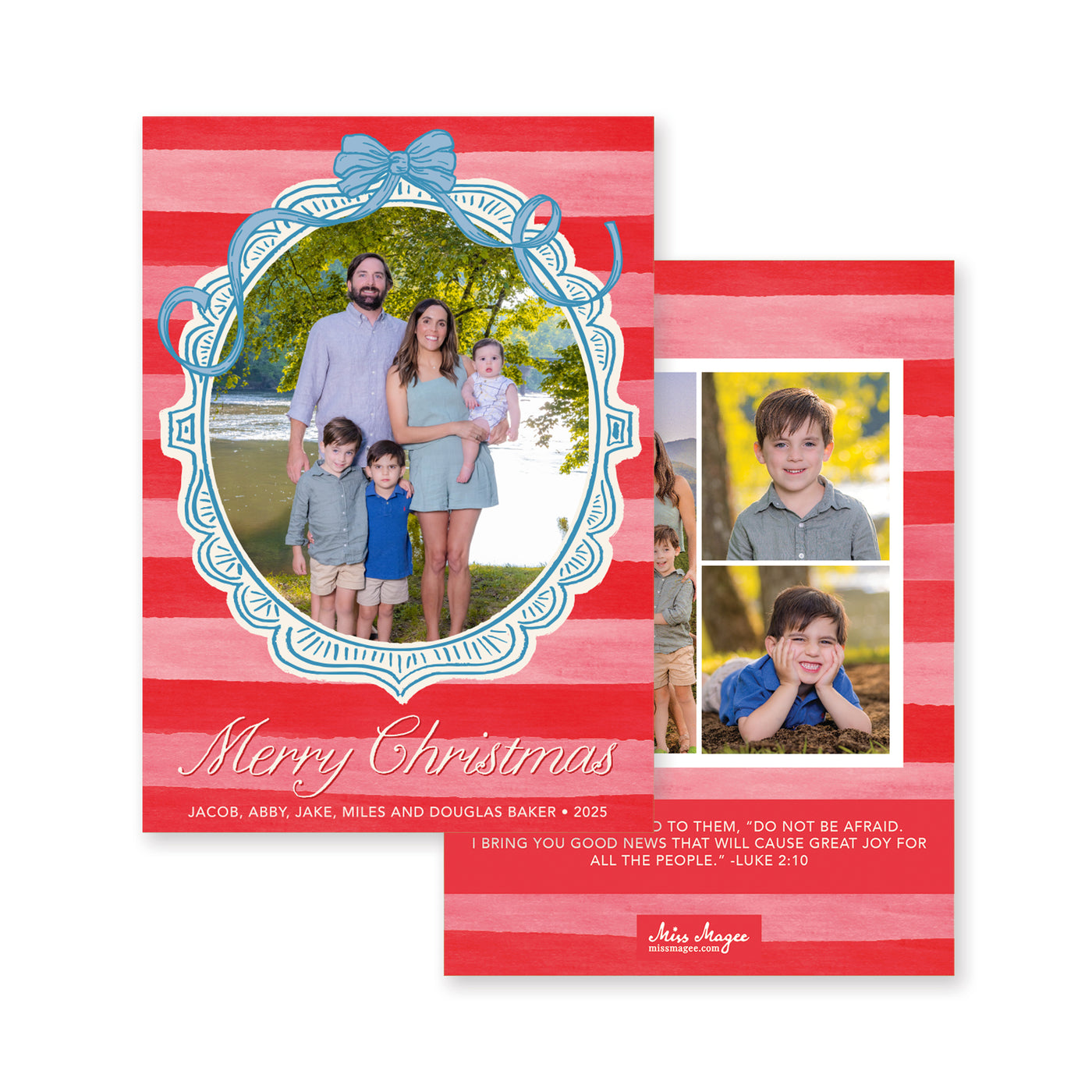 Antique Frame Christmas Card