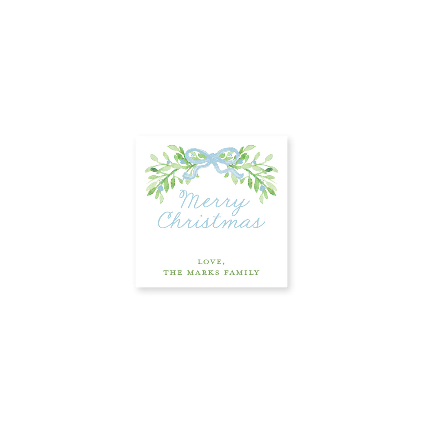 Bow, Vines and Berries Christmas Stickers