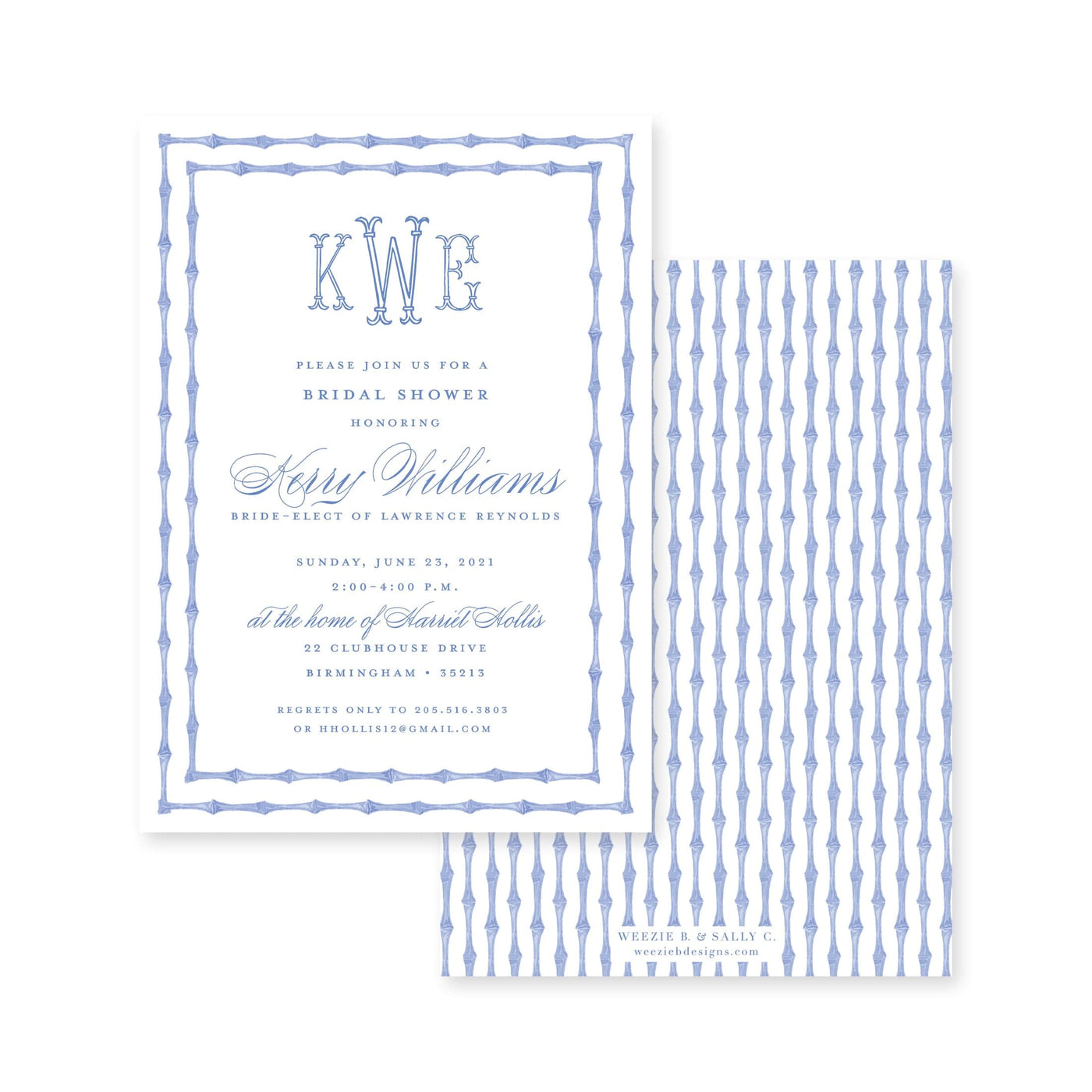 Chinoiserie Bamboo Bridal Shower