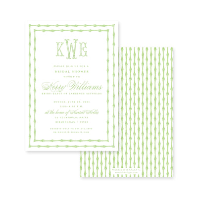 Chinoiserie Bamboo Bridal Shower