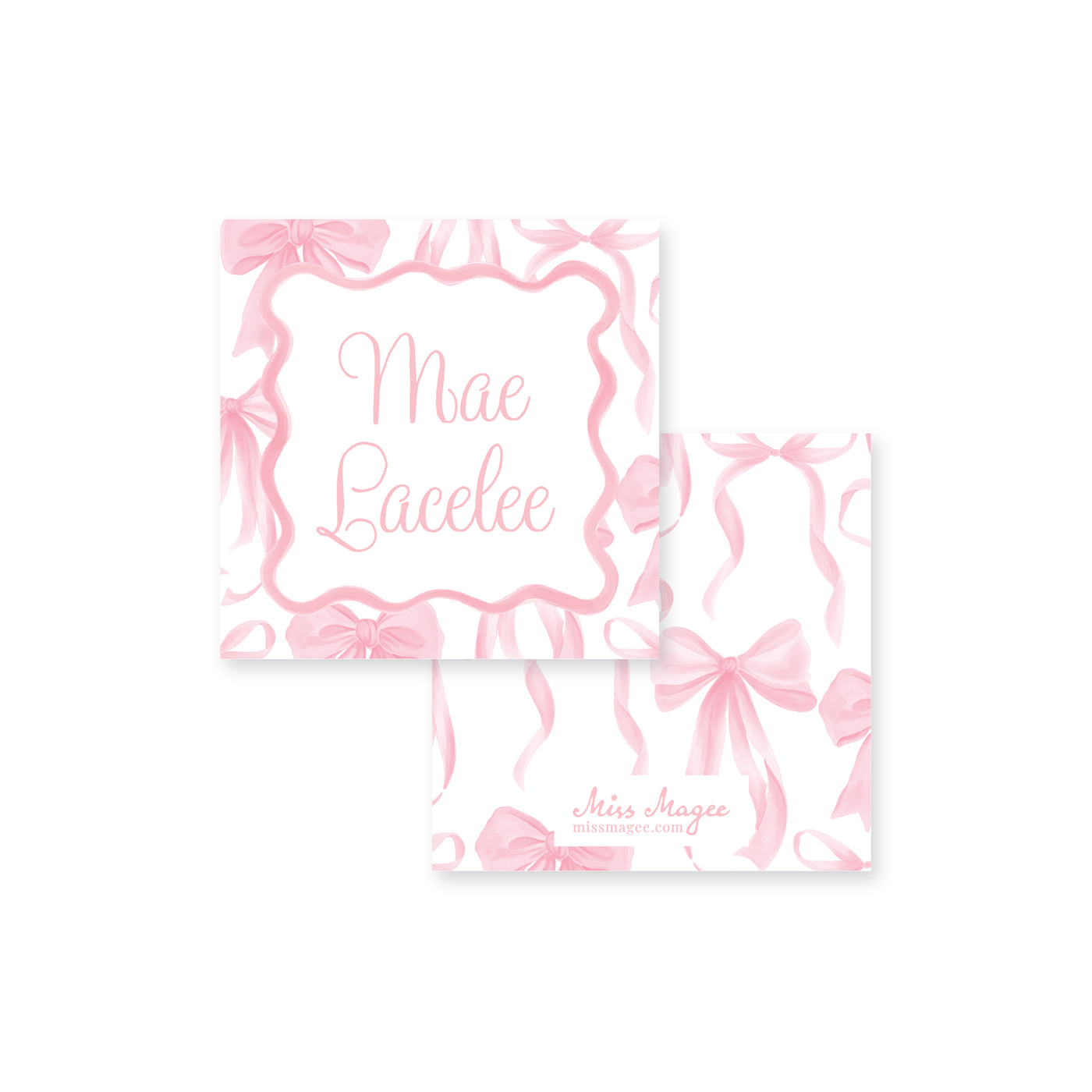 Big Bows Calling Card