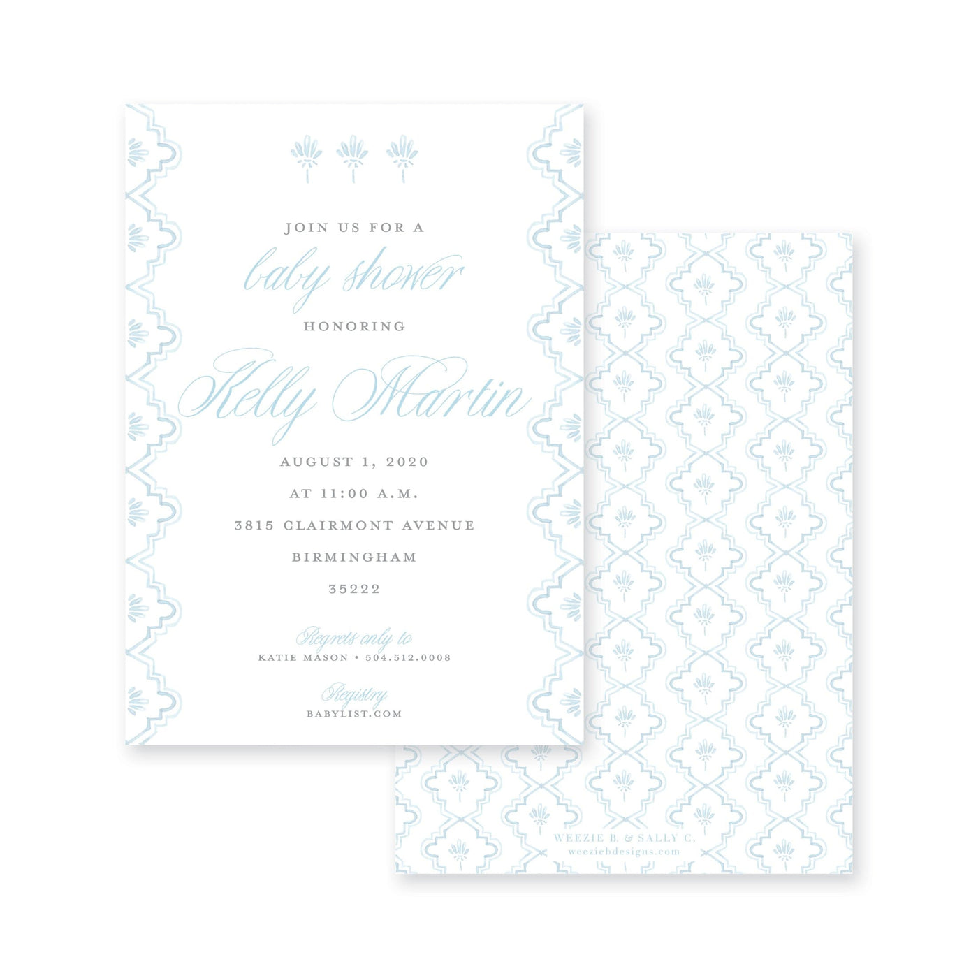 Chantilly Lace Baby Shower