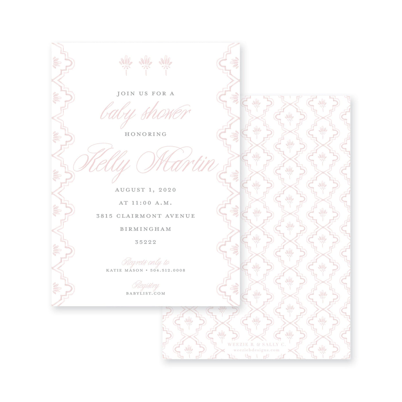 Chantilly Lace Baby Shower
