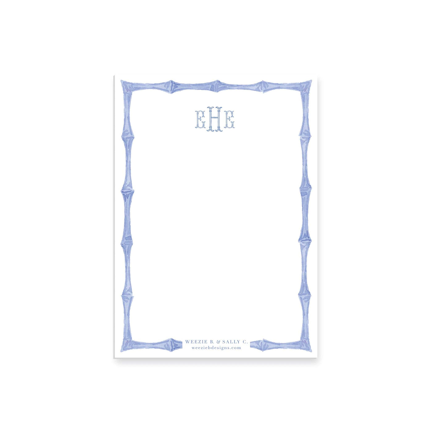 Chinoiserie Bamboo Notepad